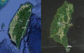 台灣的孿生姐妹島，美加兩國共管的普羅文斯島，不過大小差很大。